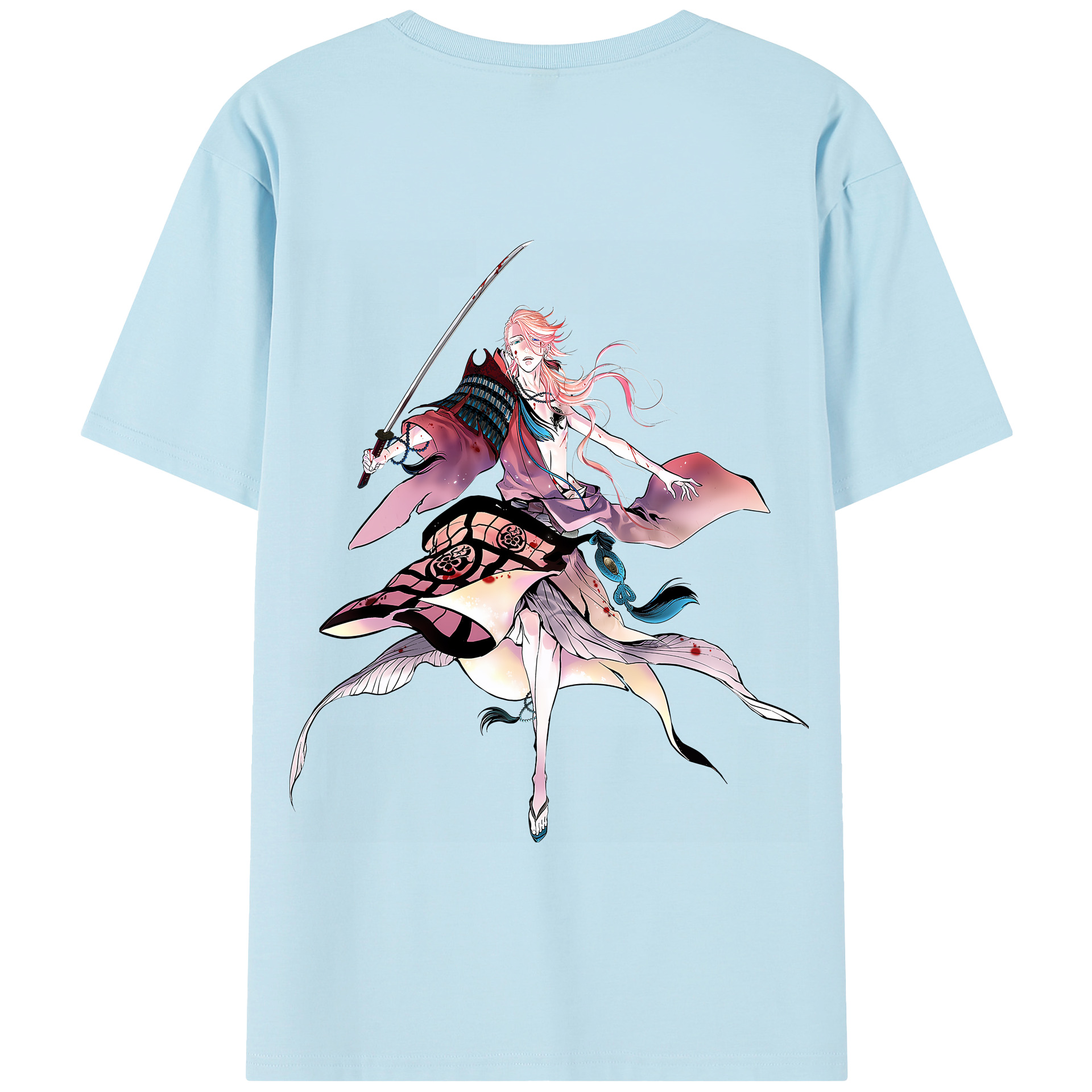 （画像用） 刀剣乱舞 Touken Ranbu 綿100％半袖Tシャツ（背面プリント）